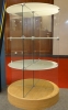 Glass display showcase- Circular shaped