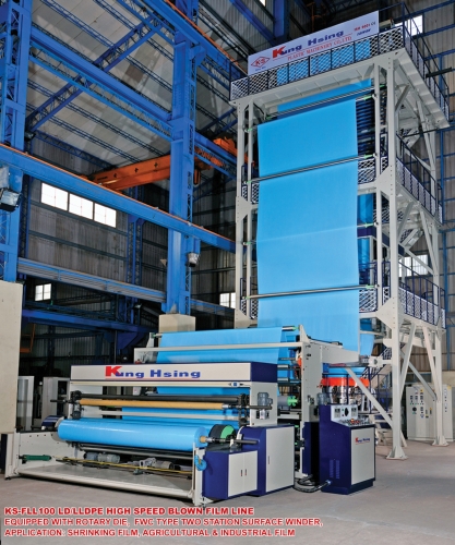 LD/LLDPEHigh Speed Blown Film Line