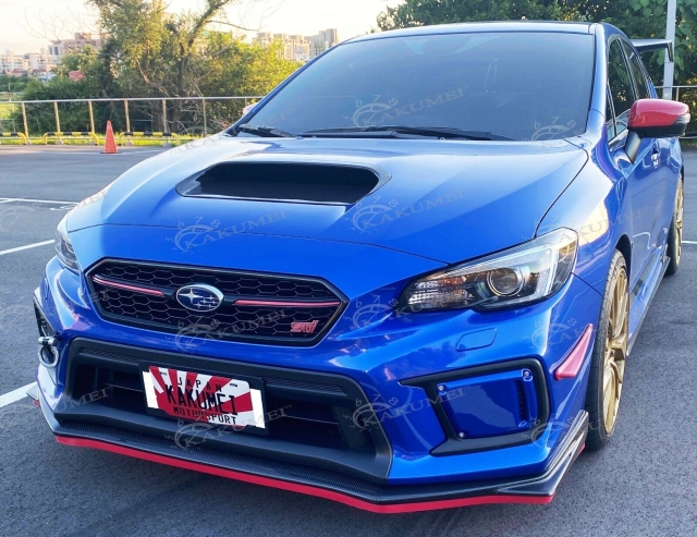 Kakumei ABS Fog Light Covers For 2020 2021 Subaru WRX STI Painted Blue (Bezel Cover)