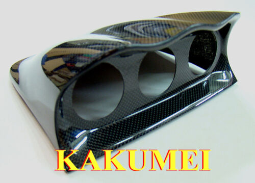 Kakumei Real Carbon Fiber Gauge Pod 60mm for Subaru Impreza GC8