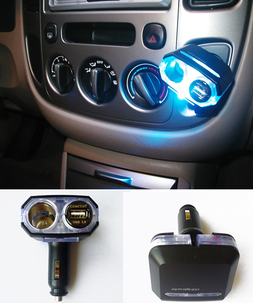 USB charger + adapter