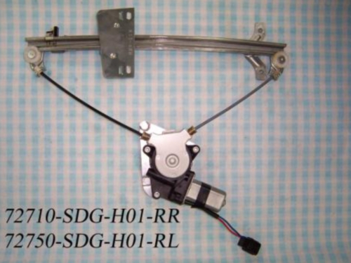 Automotive power window regulators