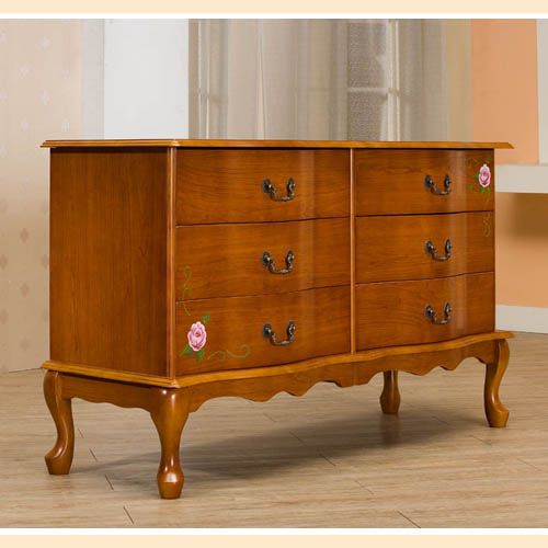 Horizontal Six-Drawer Dressers