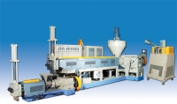 Two-stage waste recycling machinery