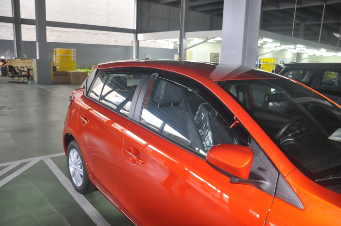 Injection Window Visor,Door Visor , Window Deflecor , vent visor for Yaris 14~