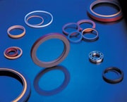 Rubber PTFE bonded seals