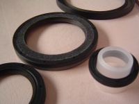 Rubber PTFE bonded seals