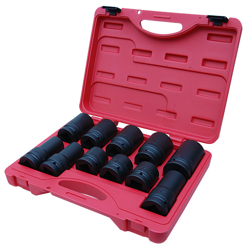 11PC Truck Tire Impact Socket Set