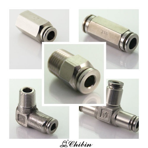 Push-in Pneumatic Fittings