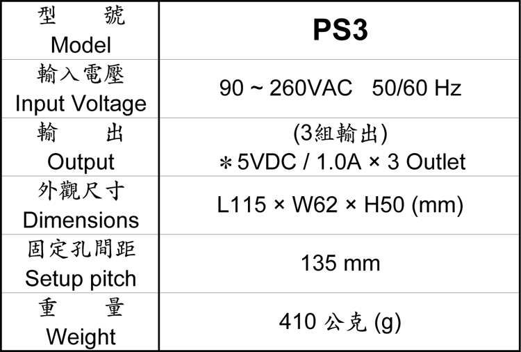 電源供應器-PS3