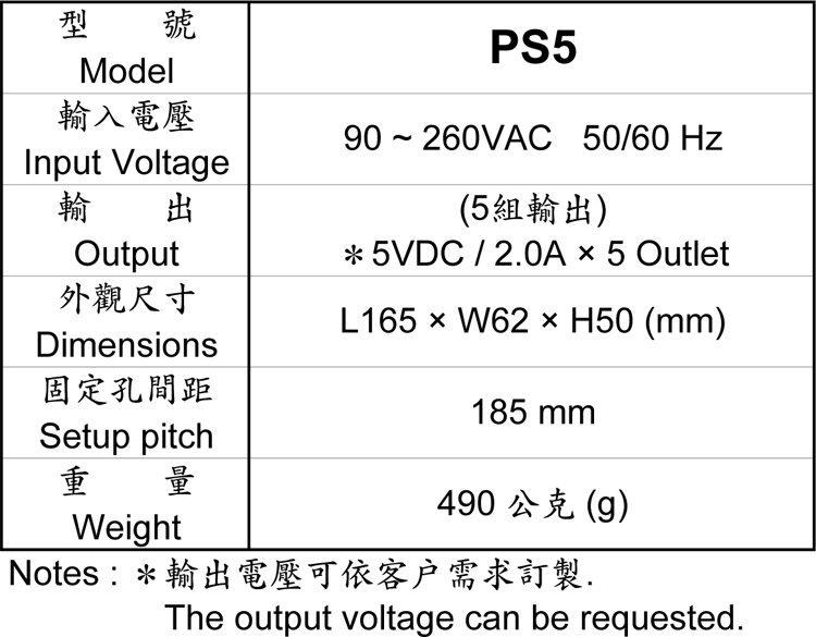 电源供应器-PS5