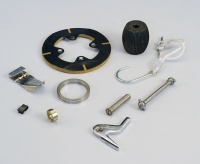 Parts for knitting machines / Spring leaves, clips