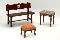  Wood Chairs, Benches, Multipurpose Furniture