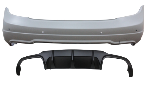 REAR BUMPER FOR 12-ON W-204 C=63 LOOK