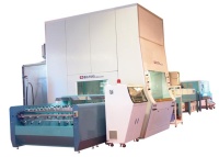 HORIZONTAL BELL ELECTROSTATIC PAINTING MACHINE