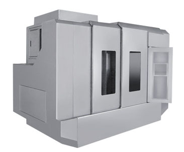 Sheet-metal housing for machinery