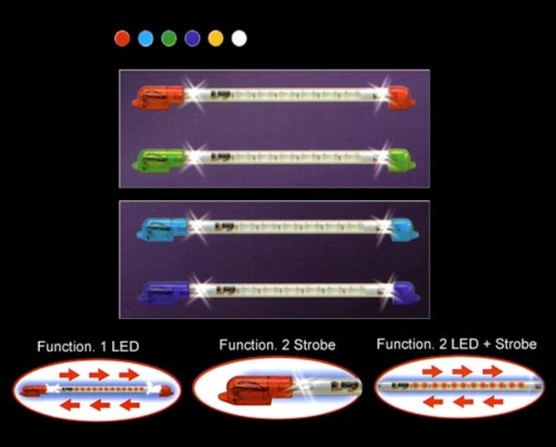 LED W/Strobe Tube