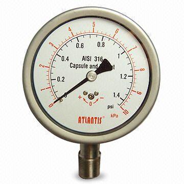 ALL STAINLESS STEEL CAPSULE PRESSURE GAUGE