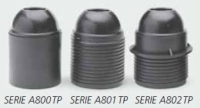 E27 three-piece thermoplastic lampholder