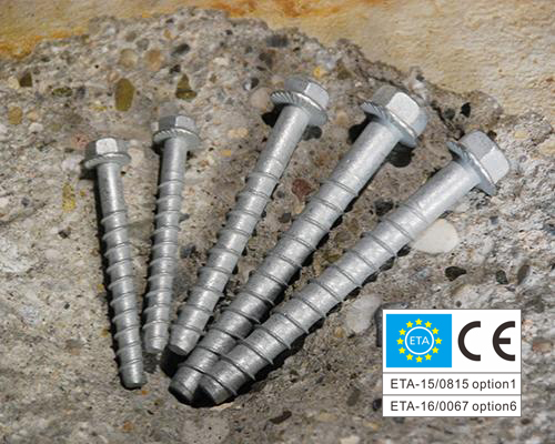 Steel Concrete Screw Anchors