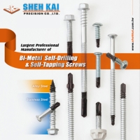 Bi-metal self-drilling screw