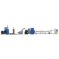 High-capacity Extruding & Pelletizing Line-* Twin-taper pellet extruder