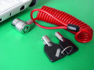 Coil cable Notebook Lock