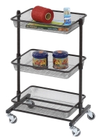 3-Tier Storage Rack (With 3 Iron Mesh Baskets)