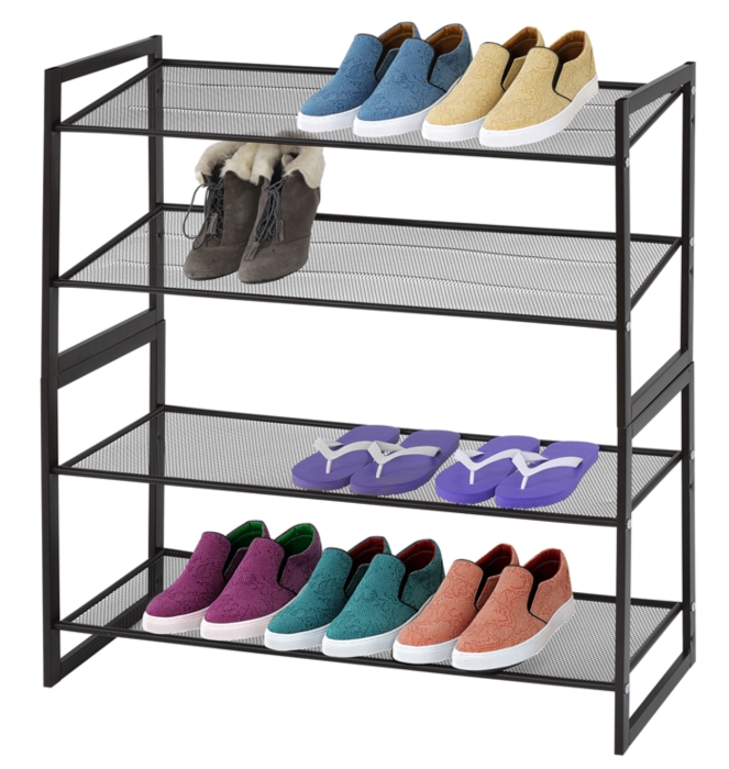 4-Tier Shoe Rack