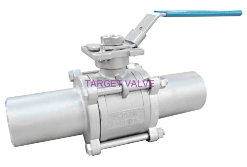 3-PC Extended Butt Weld Ball Valve