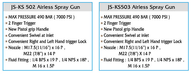 KS-502 Airless Spray Gun