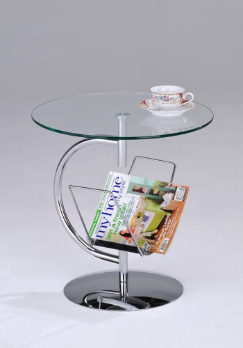 End Table w/Magazine Rack