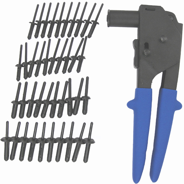 PLASTIC RIVETER SET