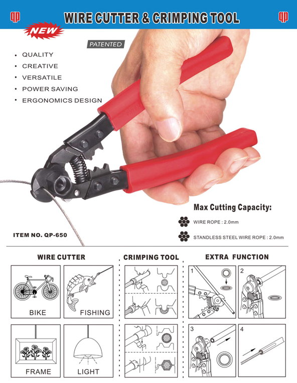 Wire Cutter & Crimping Tool