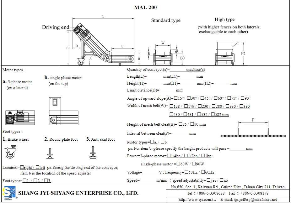 Universal Modular-Unit Belt Conveyors