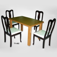 Solid-Wood Dining Table