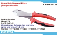 Heavy Duty Diagonal Pliers
(European Handle)