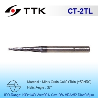 Fine Micro Grain Solid Carbide 2-Flute Tapered End Mill