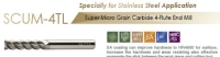 Super Micro Grain Carbide 2-Flute End Mill