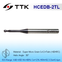 Super Micro Grain Carbide 2-Flute
Rib Processing Ball End Mill