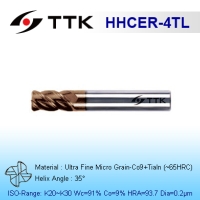 Ultra Fine Micro Grain Carbide 4-Flute Corner Radius End Mill