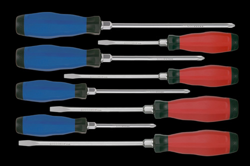 Cushion Grip Impact Hex Bolster Screwdriver Set