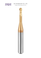 Ball End Mill,Dental,Long Neck,CoCr.Titanium TTBF