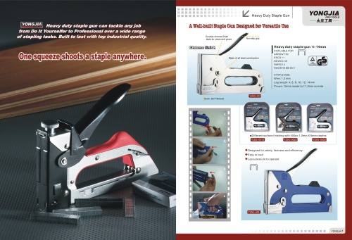 Heavy duty staple gun 4-14mm