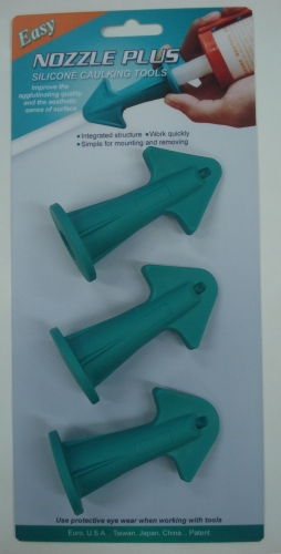 NOZZLE PLUS SILICONE CAULKING TOOLS