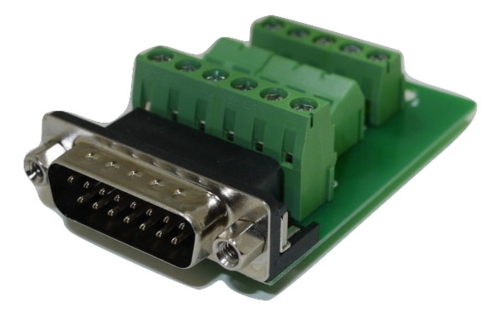 DB15 Male Connector for Field Termination