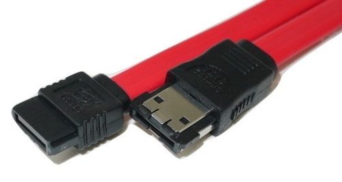 eSATA to SATA II Cable Latching