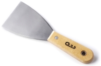 PUTTY KNIFE(CARBON STEEL BLADE/ STIFF./ WOOD HANDLE)