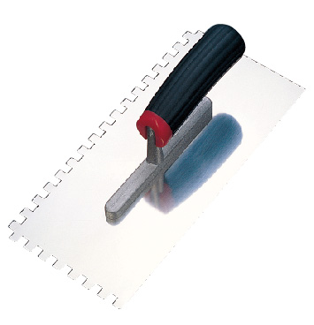 NOTCHED TROWELS ERGONOMIC HANDLE