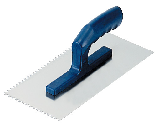 NOTCHED TROWELS PLASTIC HANDLE